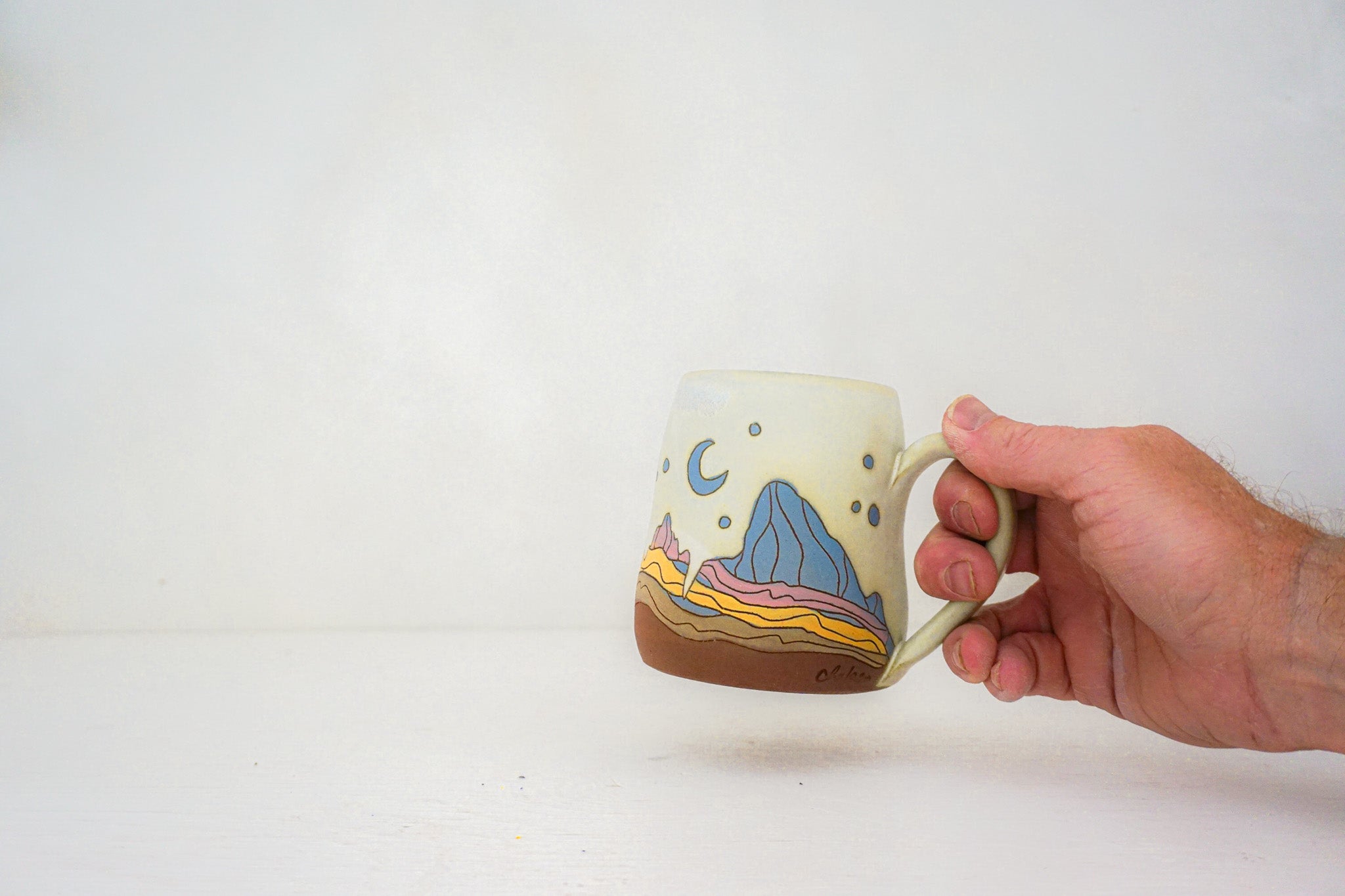 W Teton stars BUBS mug in BONE