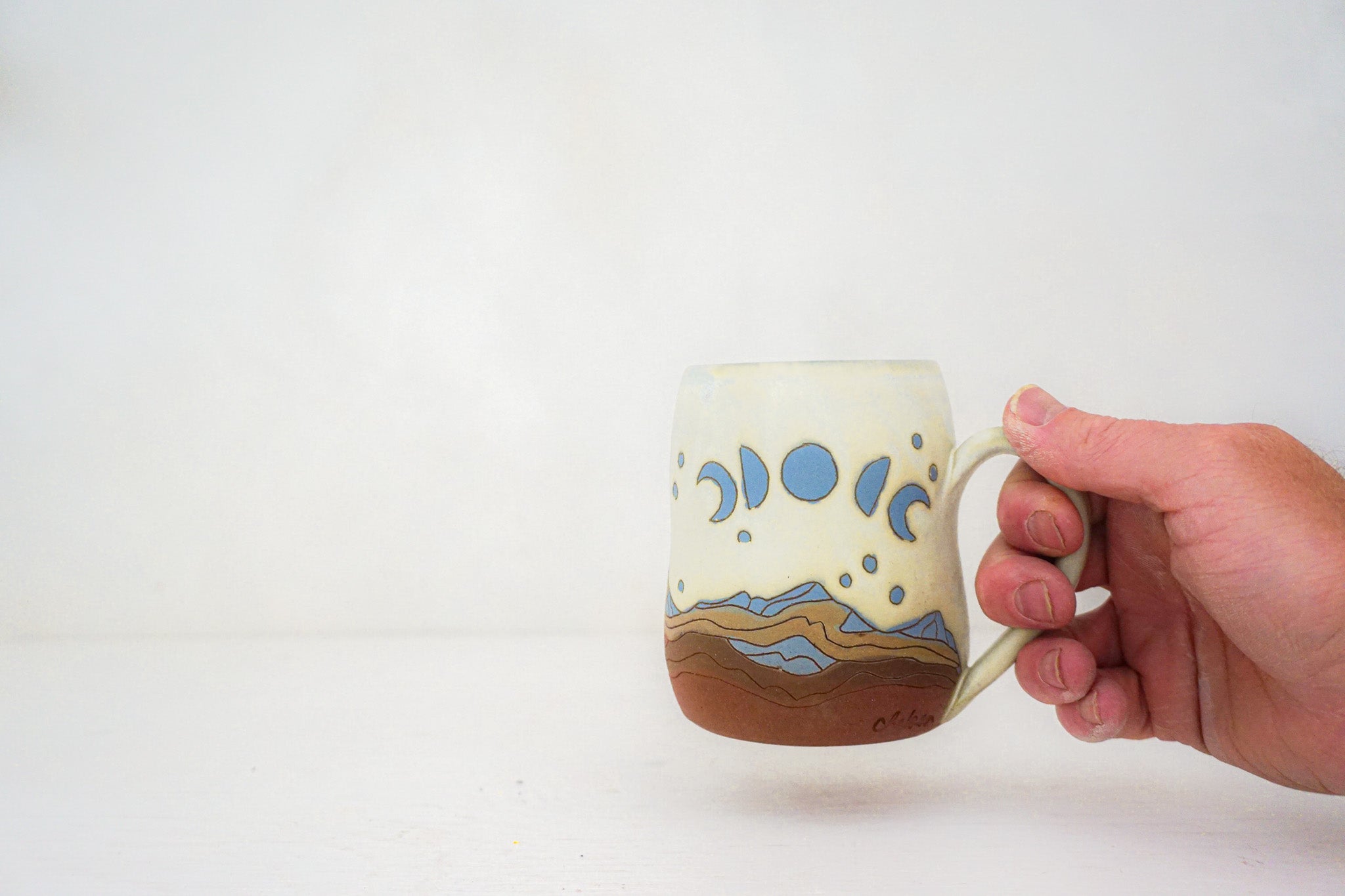 Moonphase BUBS mug in BONE