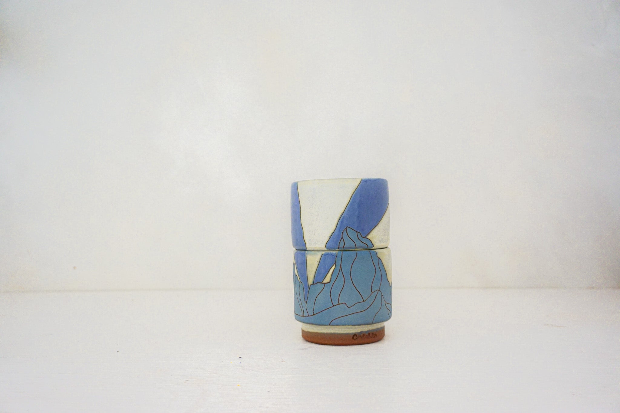 W Teton Blues stacks in BONE