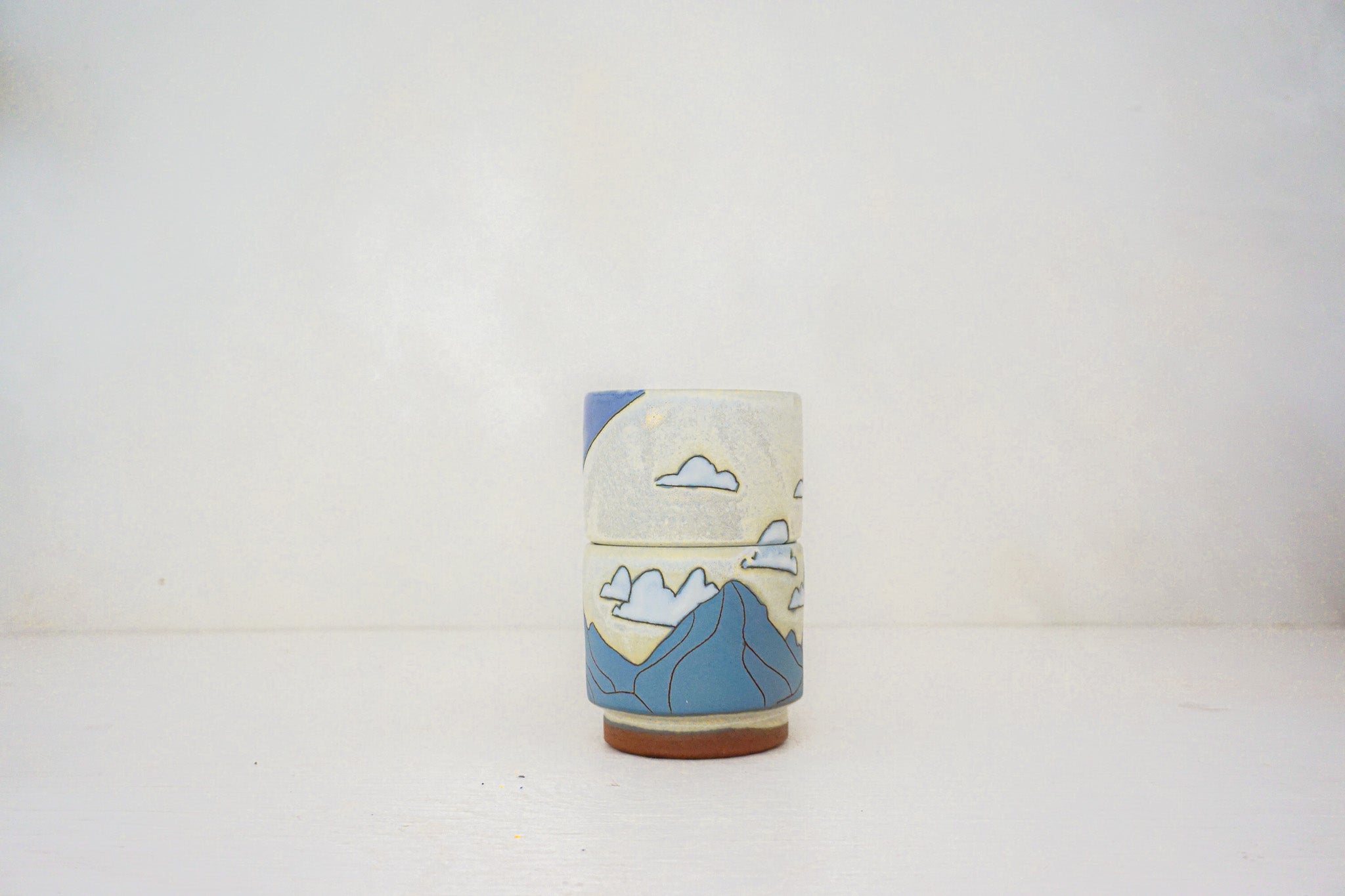 W Teton Blues stacks in BONE