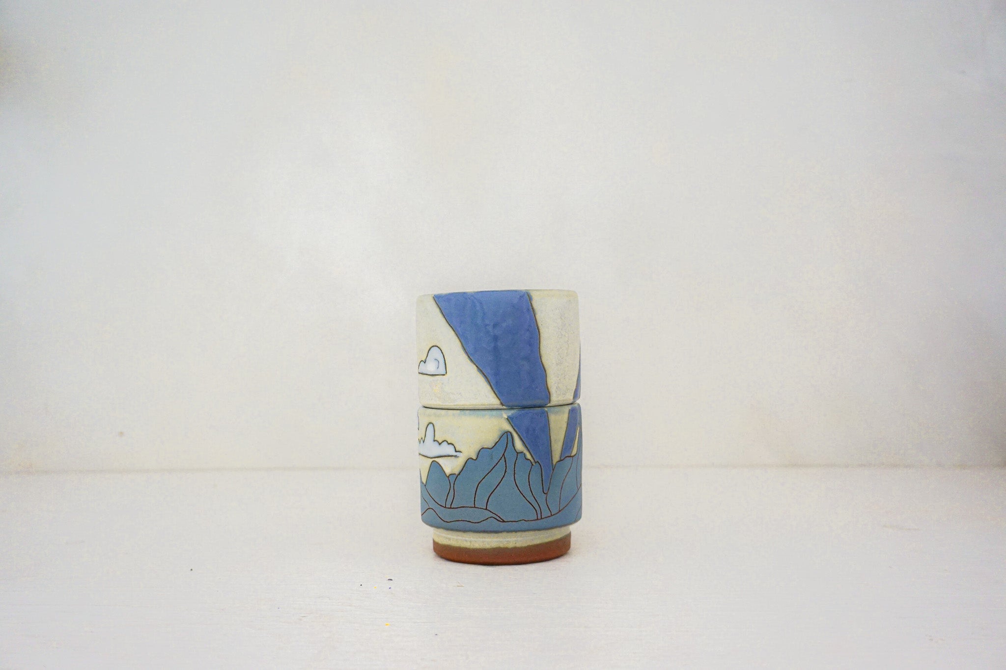 W Teton Blues stacks in BONE