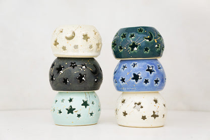GOLD Crescent moon and Star votives image 0