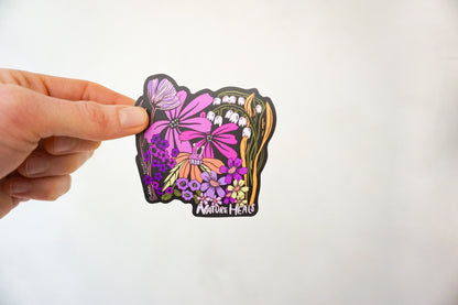 Nature Heals Sticker image 0