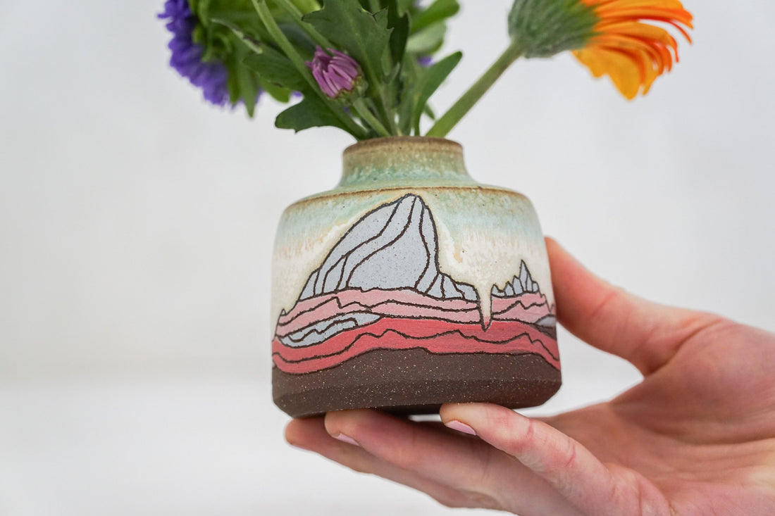 E Teton Pinks Budvase