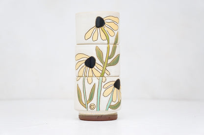 Black eyed Susan triple stack in Bone*