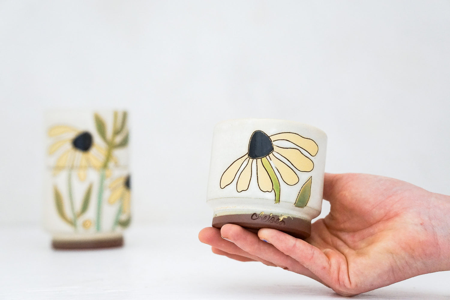 Black eyed Susan triple stack in Bone*