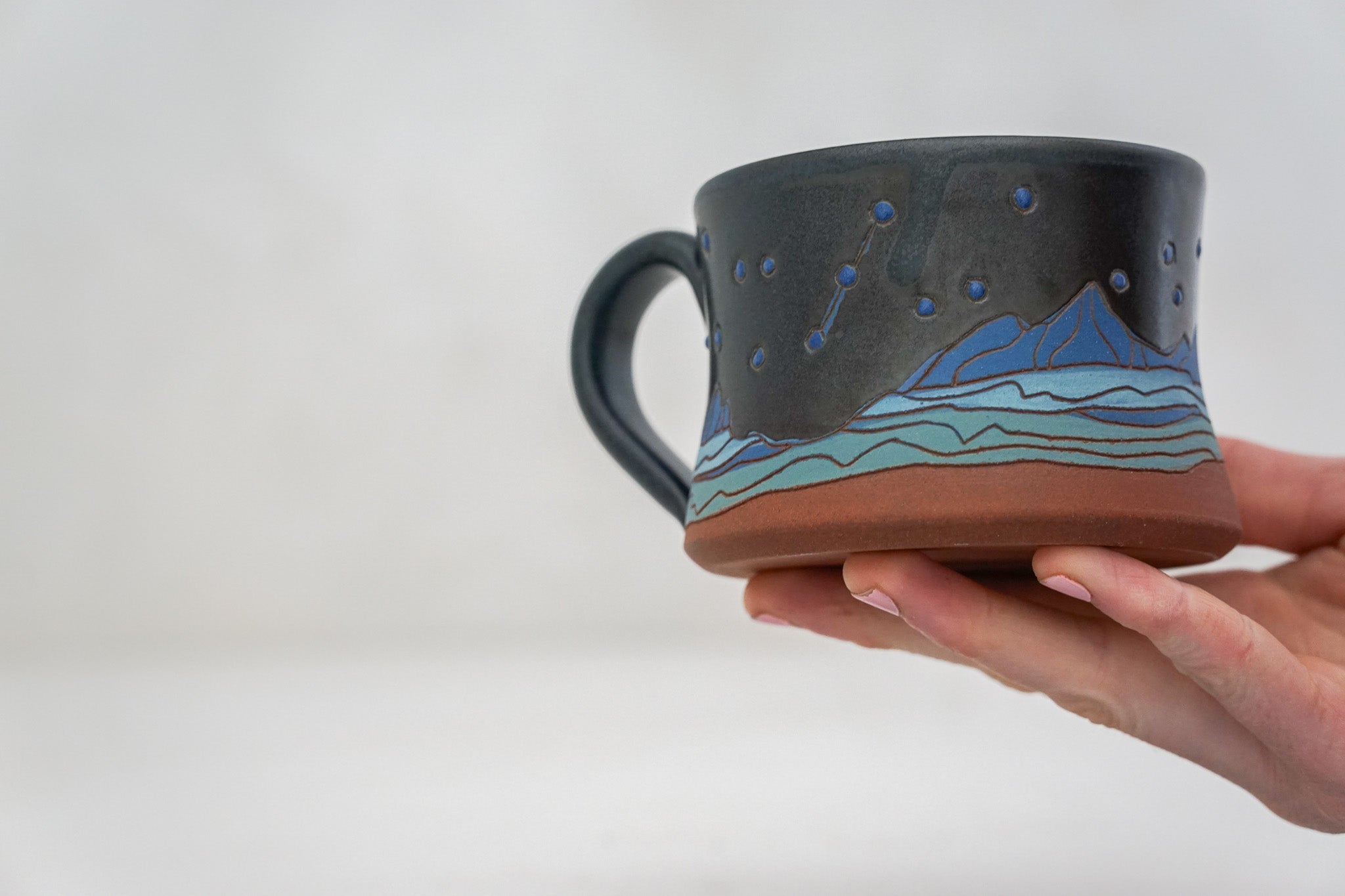Nighty Night blue moon shortie mug