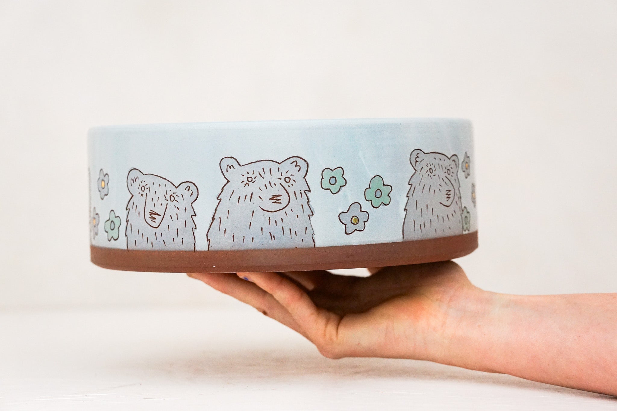 GOLD Large bear Bowl in Ira