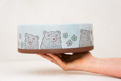 GOLD Large bear Bowl in Ira