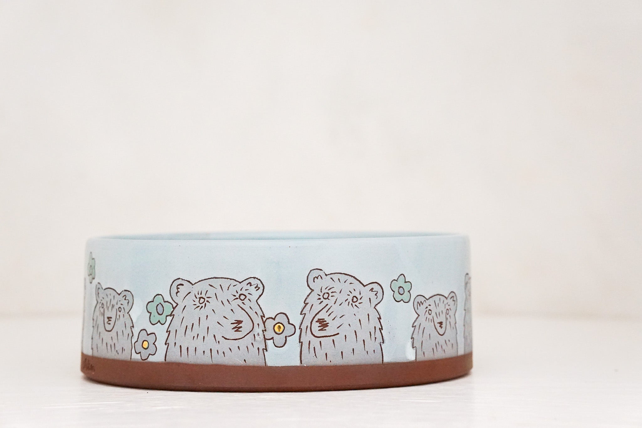 GOLD Large bear Bowl in Ira