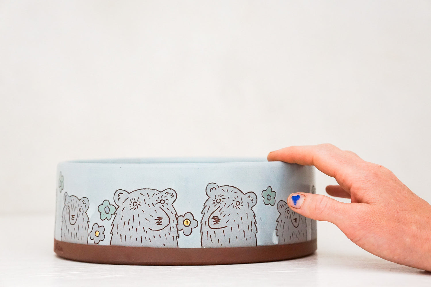GOLD Large bear Bowl in Ira