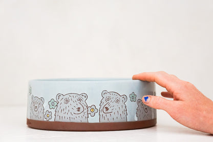 GOLD Large bear Bowl in Ira
