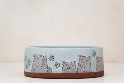 GOLD Large bear Bowl in Ira