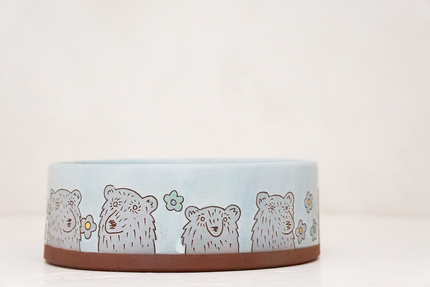 GOLD Large bear Bowl in Ira