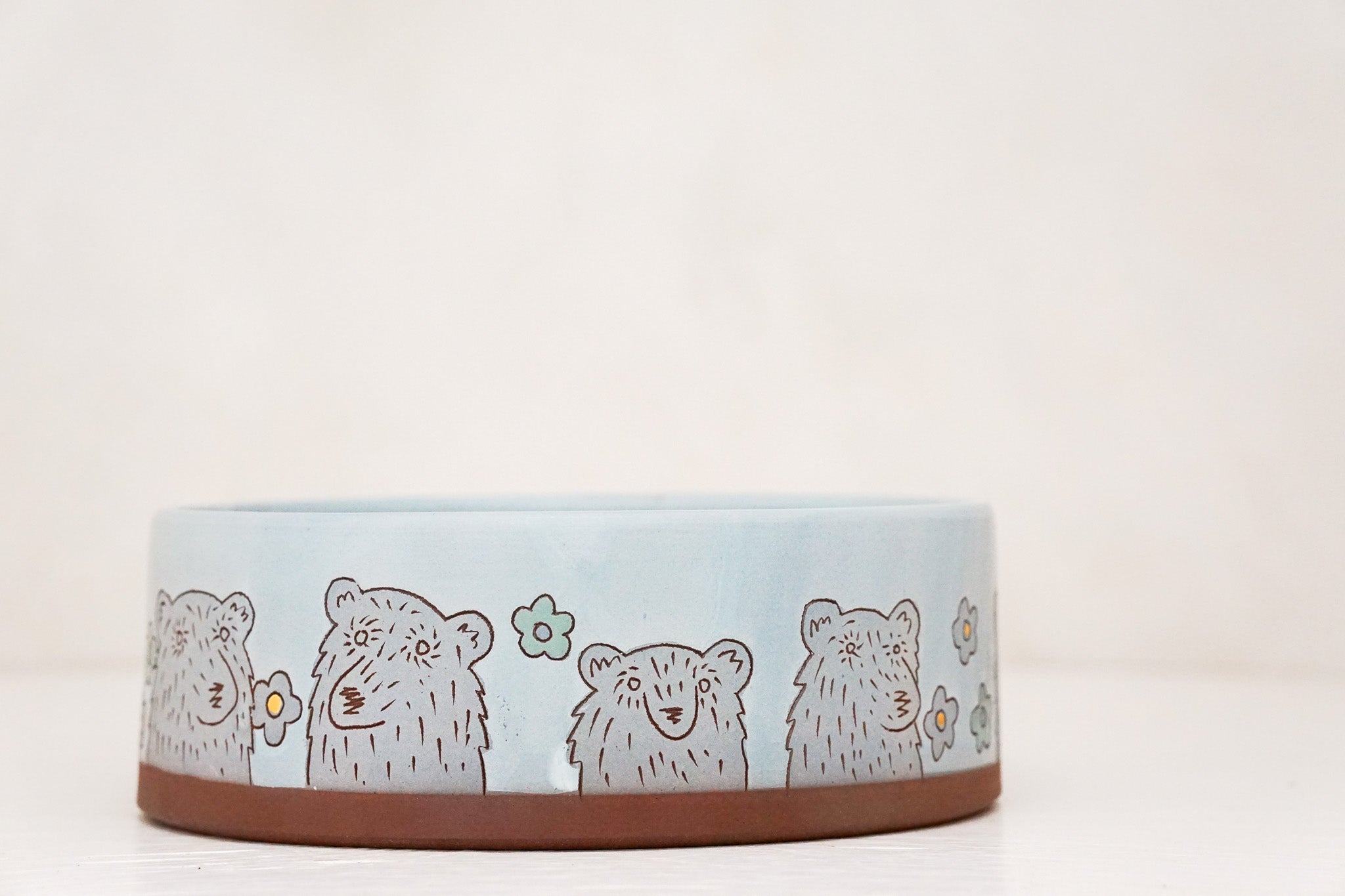 GOLD Large bear Bowl in Ira