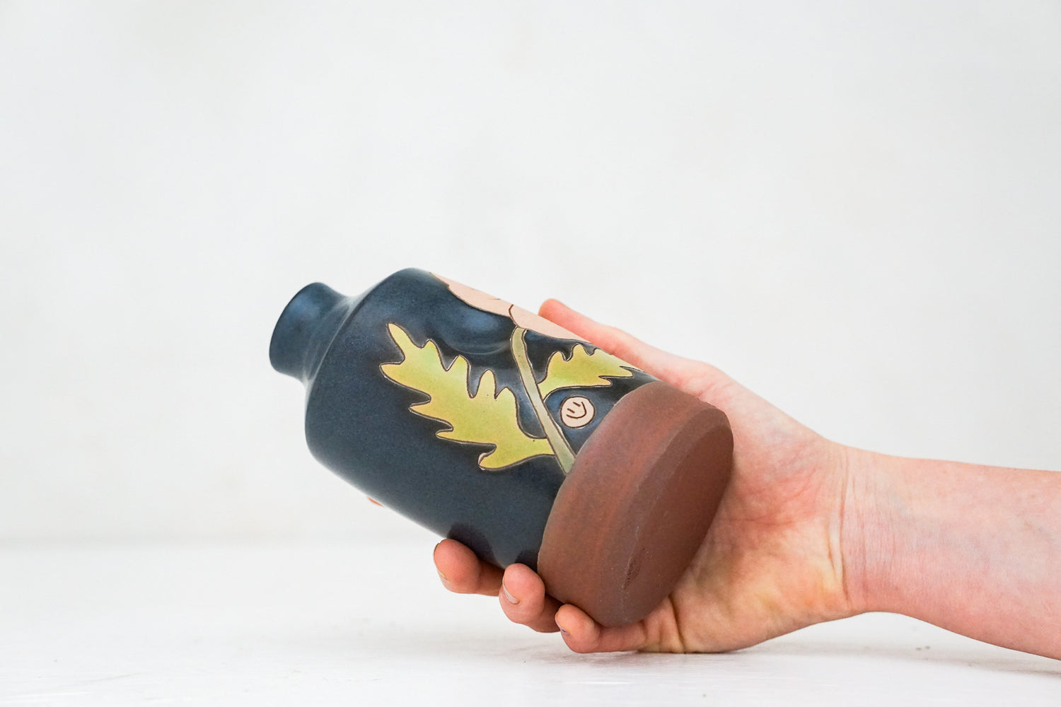 Poppy Bottle vase in Darby