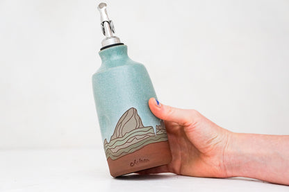 E Teton Olive oil Bottle in Lake