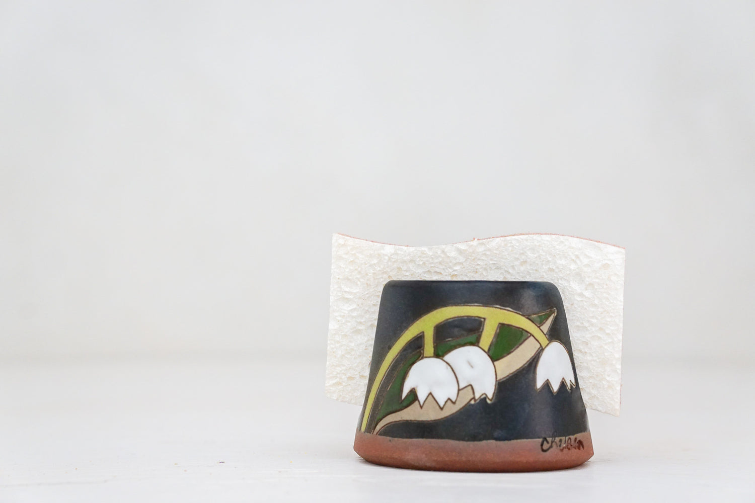 Lily of the Valley Sponge Holder in Darby