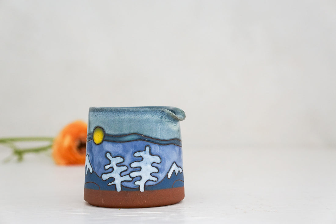 Sunny Winter day pitcher