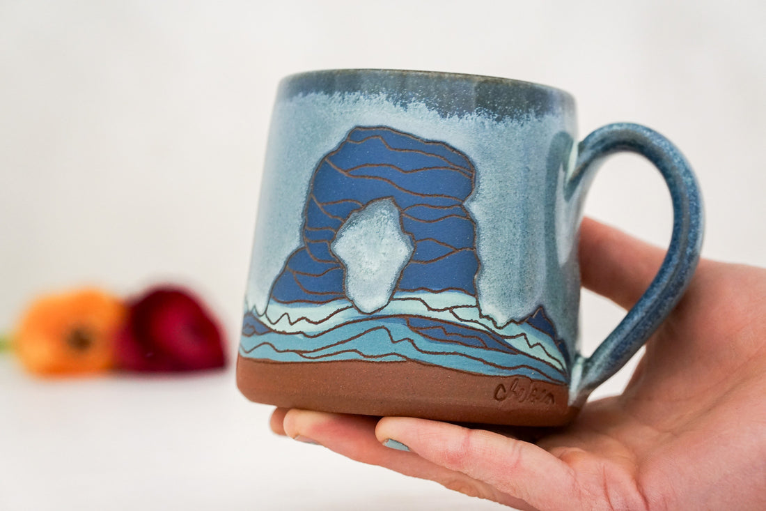 Arches blues mug