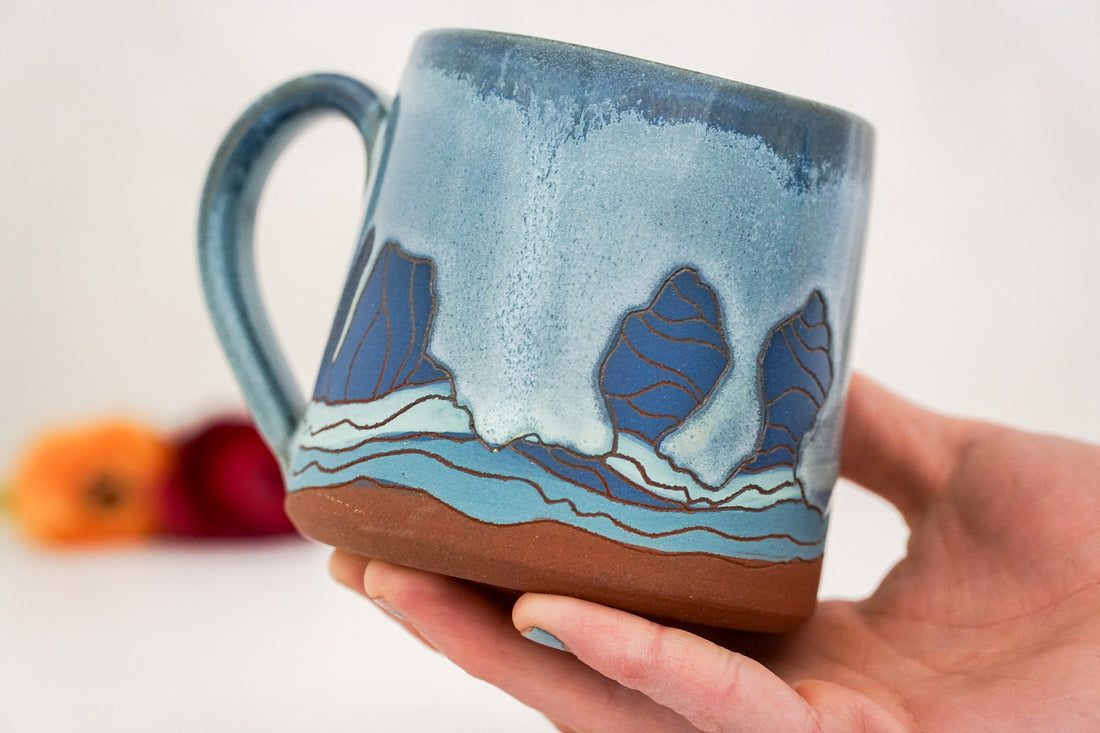 Arches blues mug