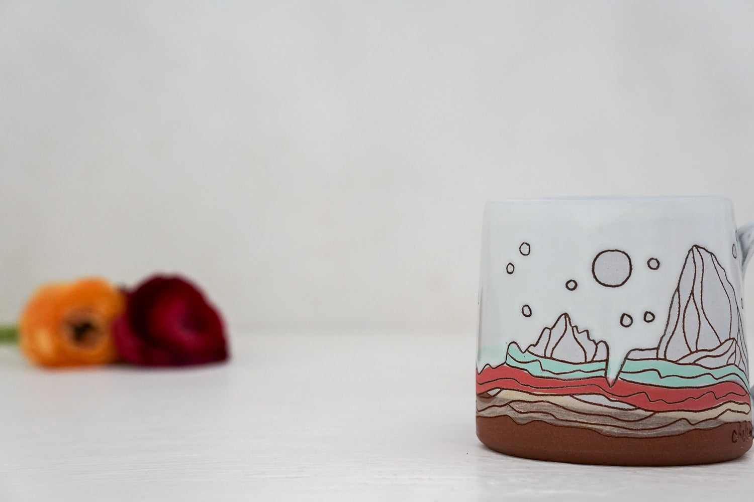 Neapolitan Full moon mug