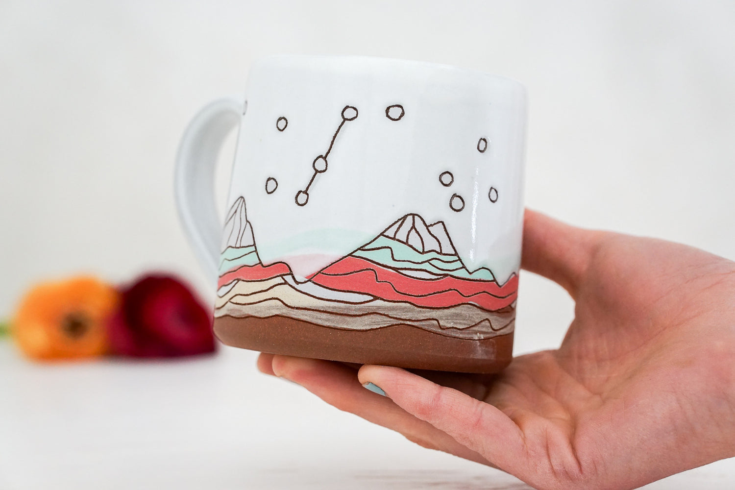 Neapolitan Full moon mug