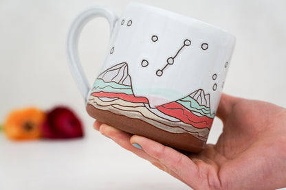 Neapolitan Full moon mug