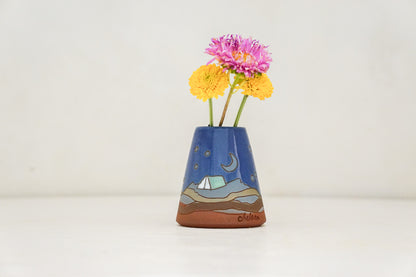 Tent Camp Bud vase in Flax