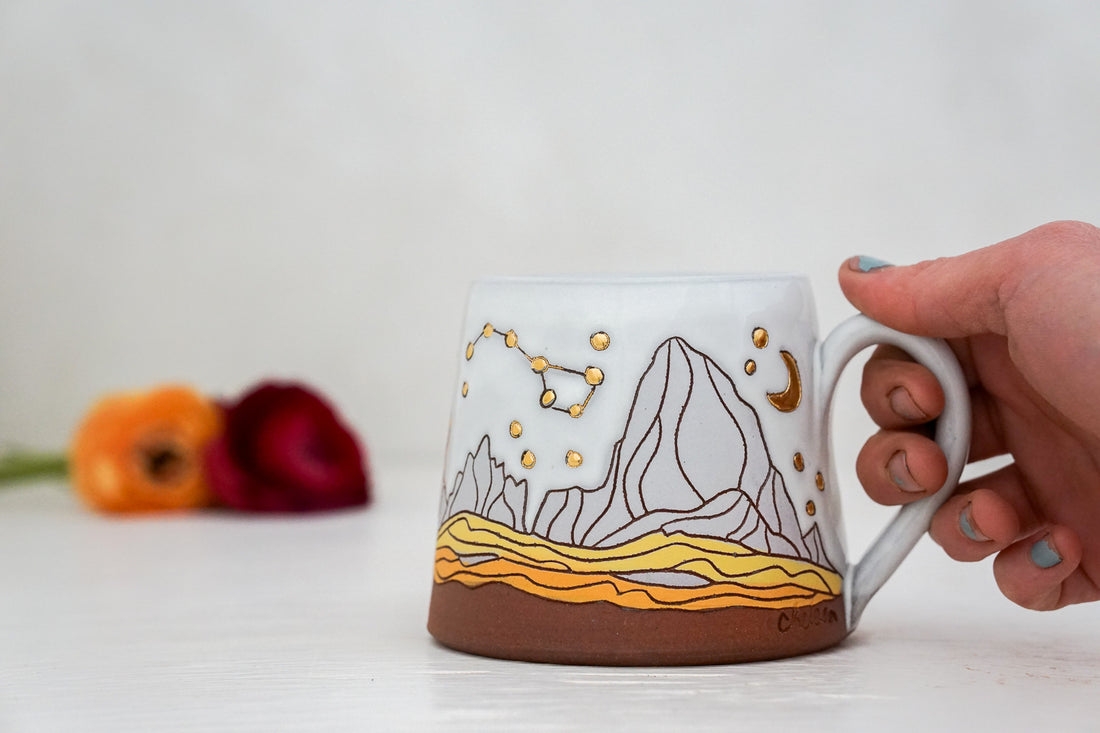 W Teton Yellows GOLD mug