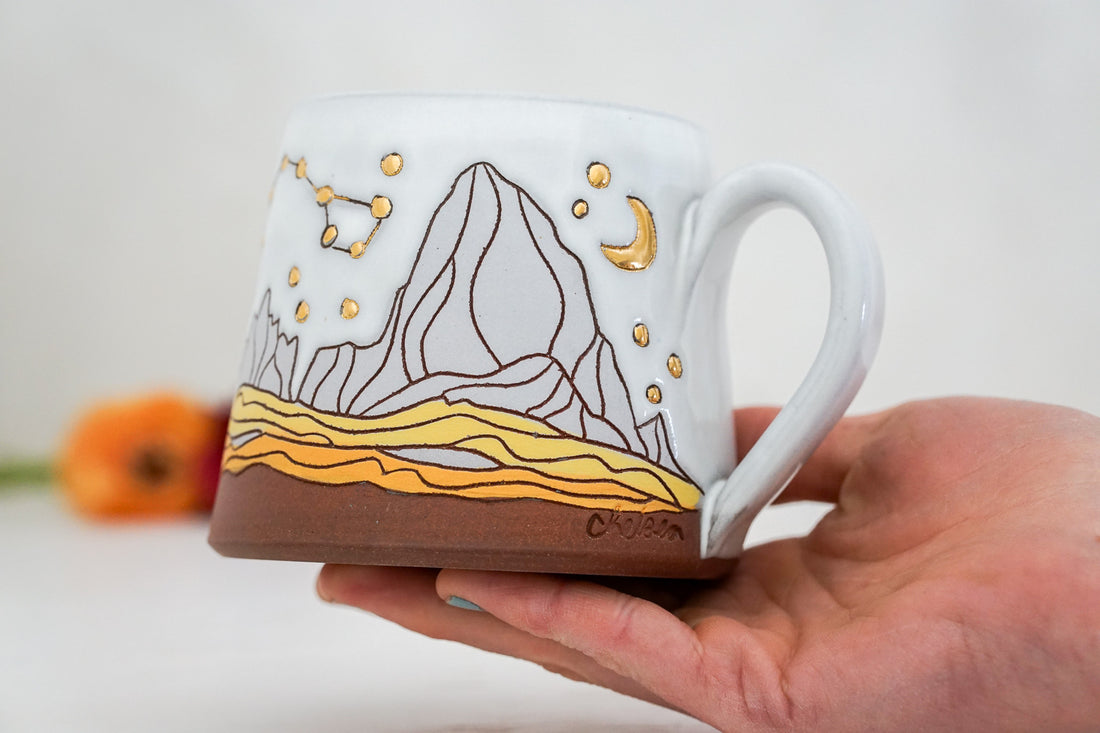 W Teton Yellows GOLD mug