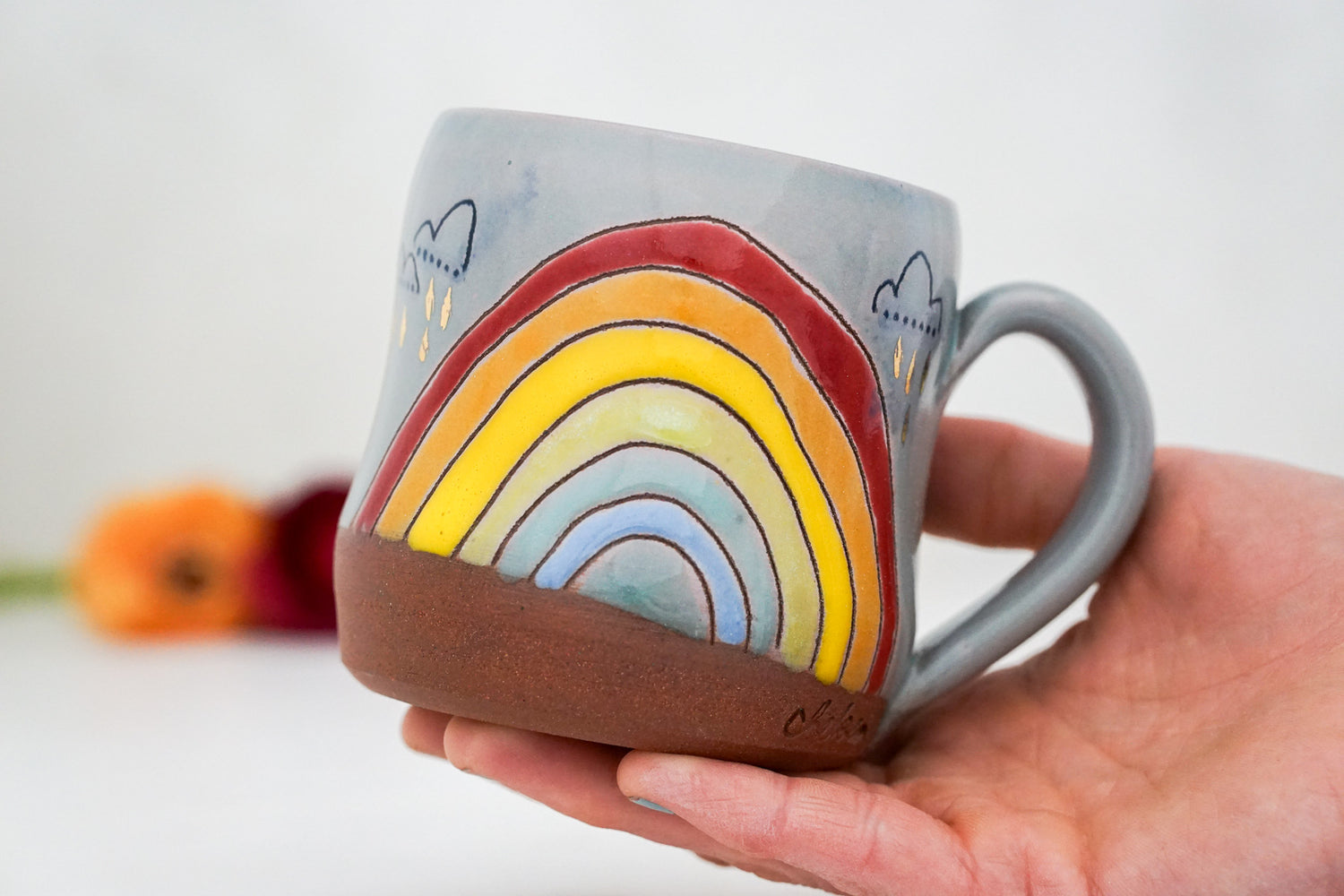 Rainbow GOLD mug