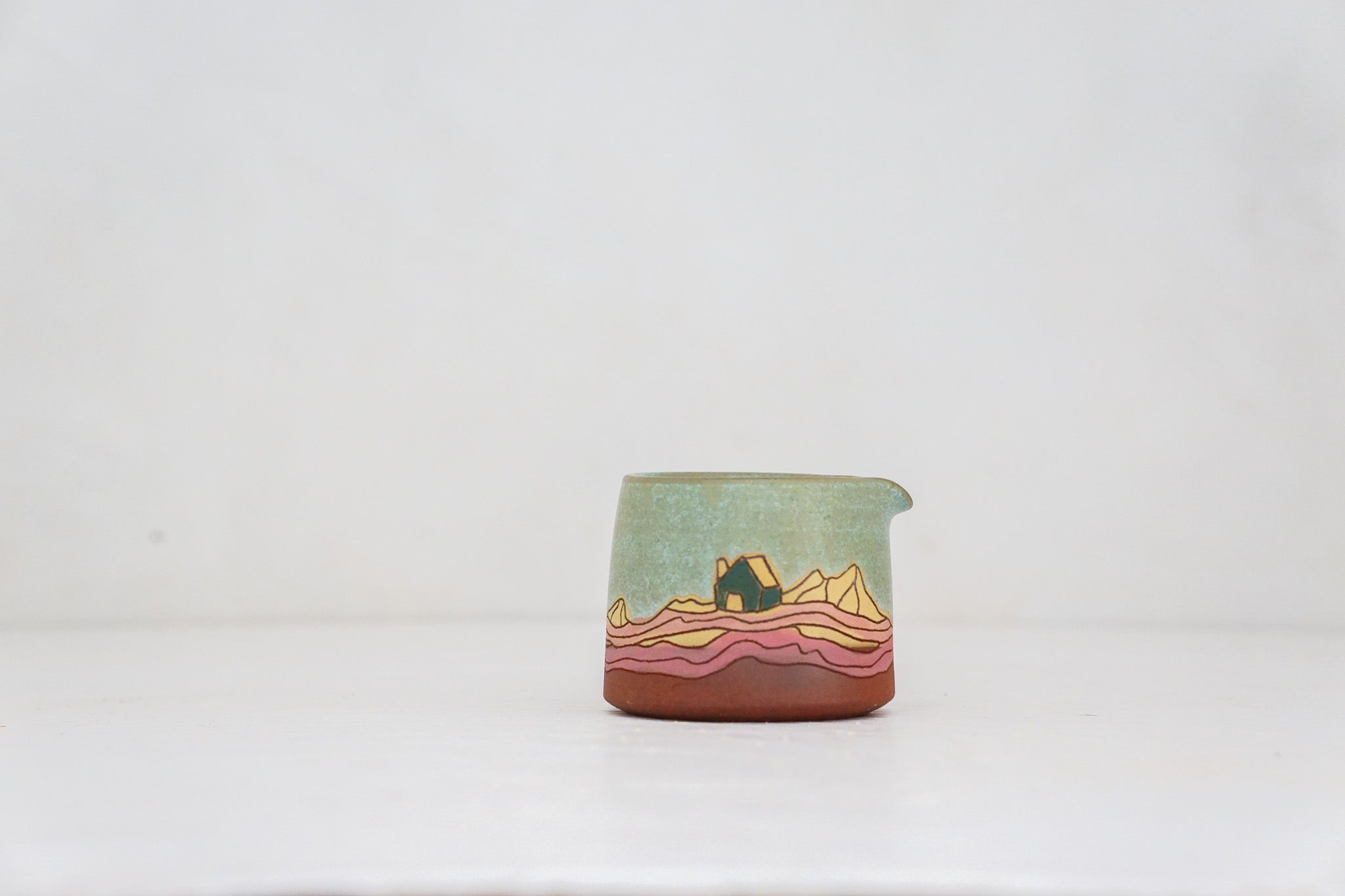 Mountain House Pitcher in Lake