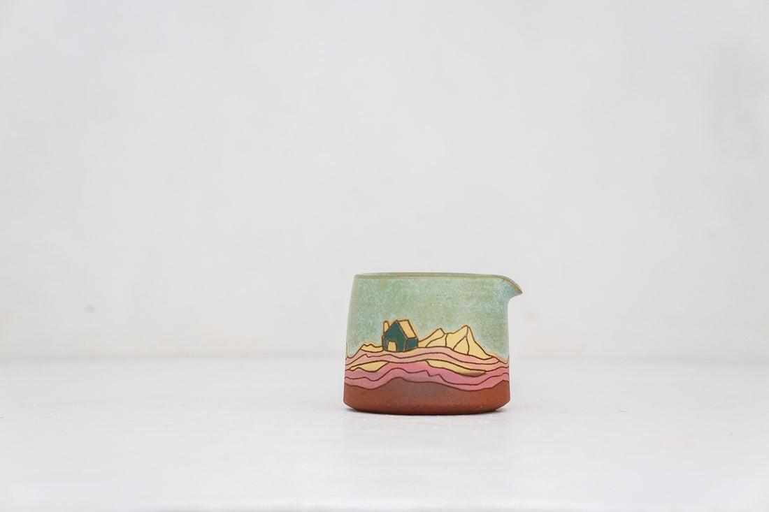 Mountain House Pitcher in Lake