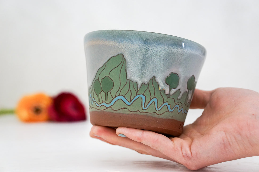 E Teton river bowl, short