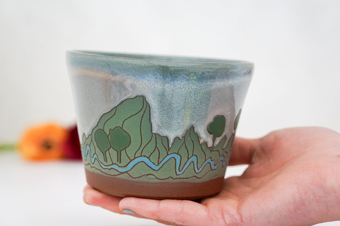 E Teton river bowl, short