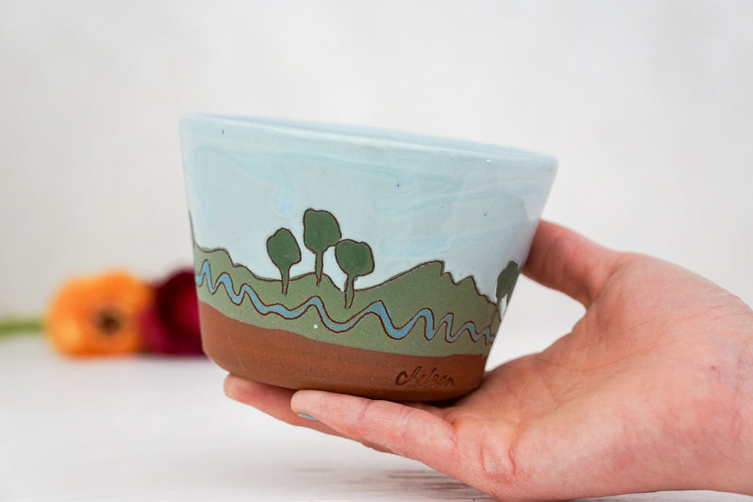 Ira river bowl, short