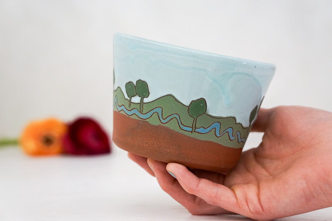 Ira river bowl, short