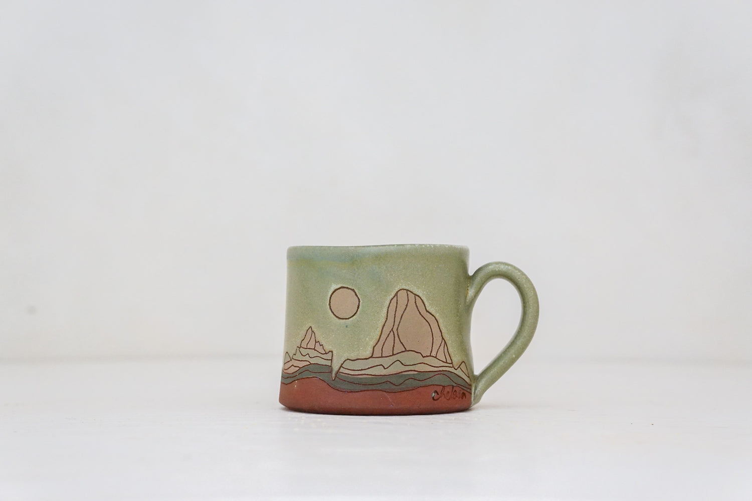 W Teton mug shortie in Sage
