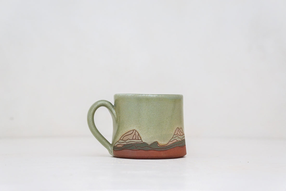W Teton mug shortie in Sage