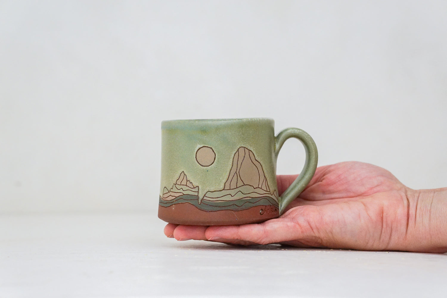 W Teton mug shortie in Sage