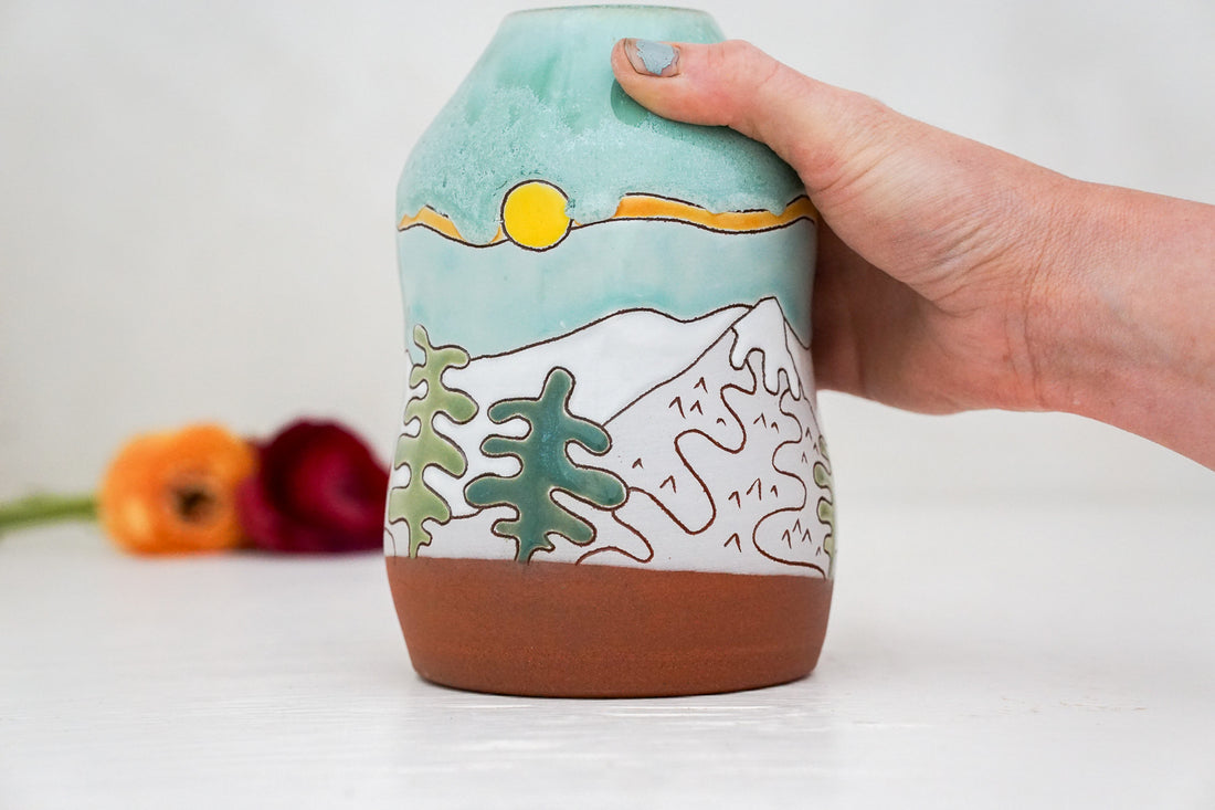 Skylines vase