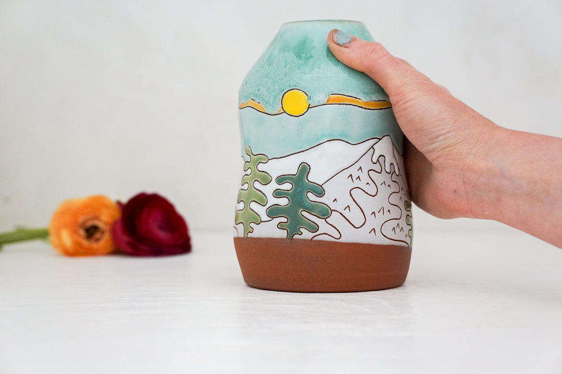 Skylines vase