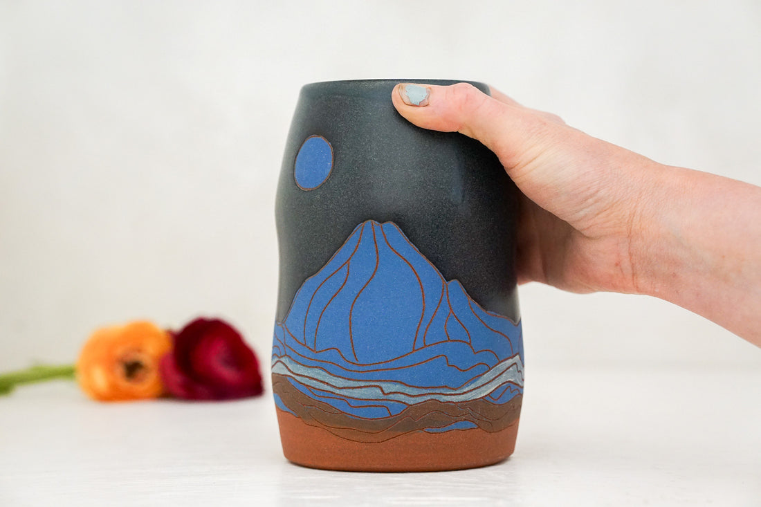 Blue Moon Darby Vase