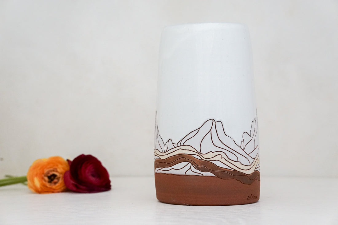 W Teton Vase Tall