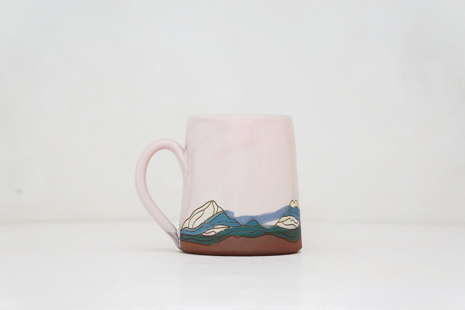 W Teton mug in Pink