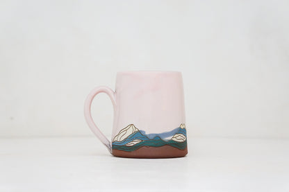 W Teton mug in Pink