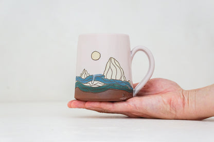 W Teton mug in Pink