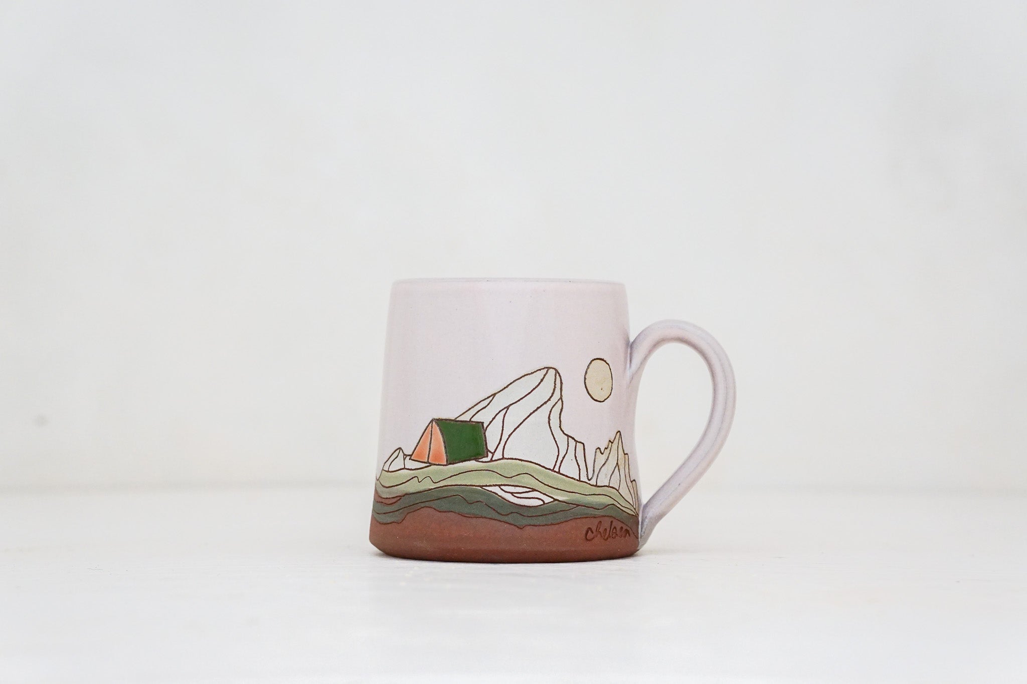 E Teton Camp mug in Pink