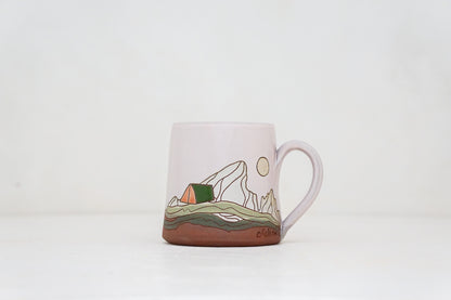 E Teton Camp mug in Pink